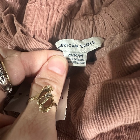 AE High-Waisted Belted Paper Bag Wide Leg Pant Size Medium NWT - Picture 5 of 5